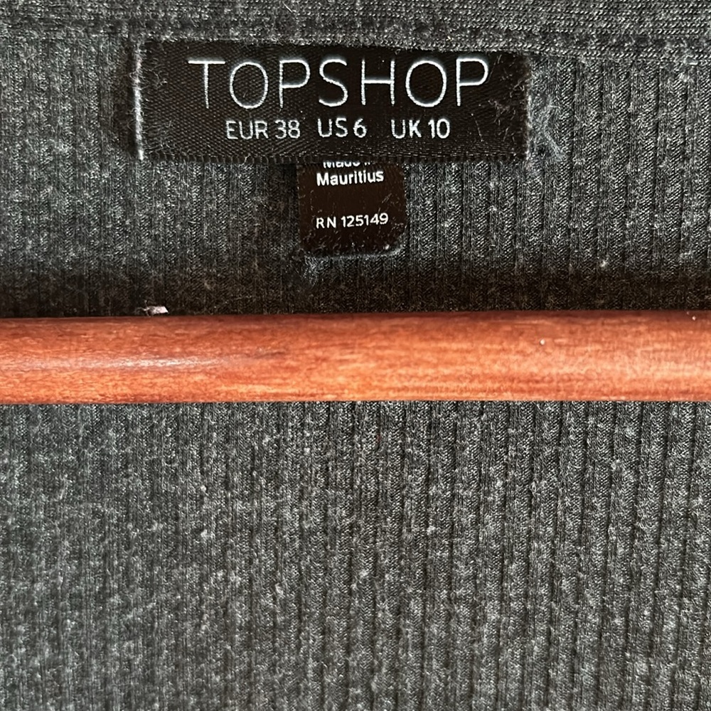 Topshop Ribbed Knit Bodysuit - Picture 3 of 5
